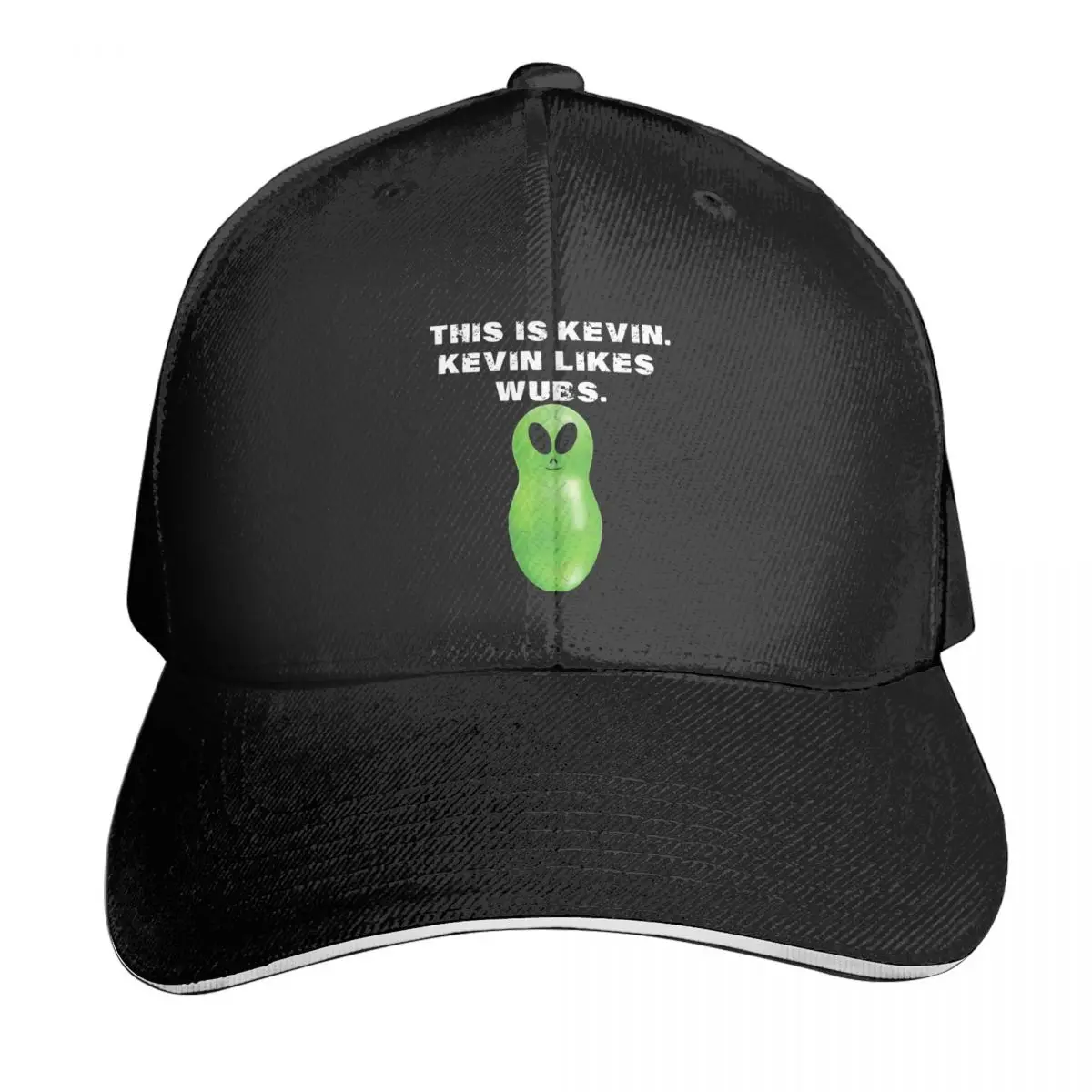 

This Is Kevin. Kevin Likes Wubs Green Alien Bassnectar Casquette, Polyester Cap Modern Unisex For Travel