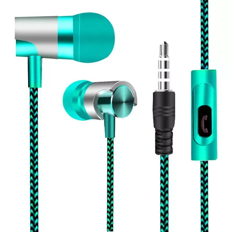 

Universal 3.5mm Headphones In-Ear Bass Stereo Earbuds Music In-Ear Earphones Portable Cancelling Earphone Wired Headset with Mic