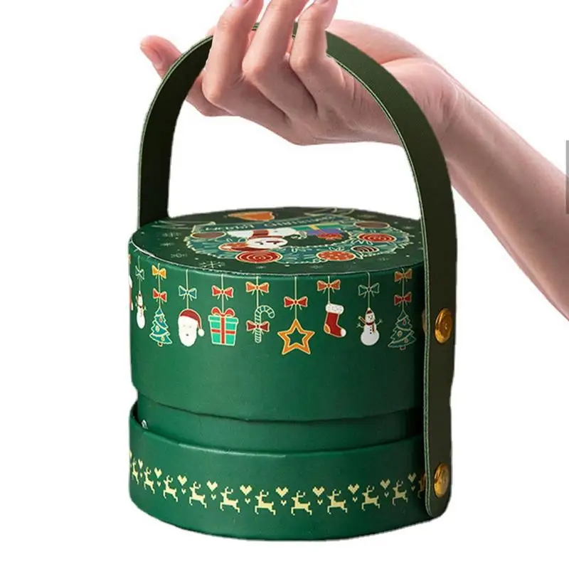 For Christmas Gift Storage Box Decoration For Christmas Smooth Texture Christmas Treat Box For Cookies Sweets Cakes And