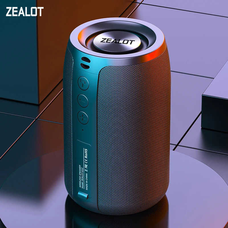 ZEALOT-S32 Портативный Bluetooth-динамик Открытый Водонепроницаемый Беспроводной TWS