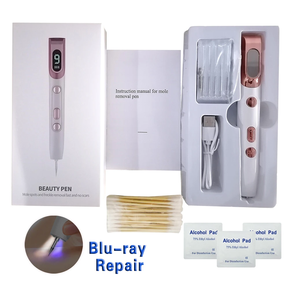 Plasma Pen Skin Tag Remover Wart Verrugas Eliminar Laser Mole Papiloma Freckle Dark Spot Tatouage Tattoo Removal Beauty Machine