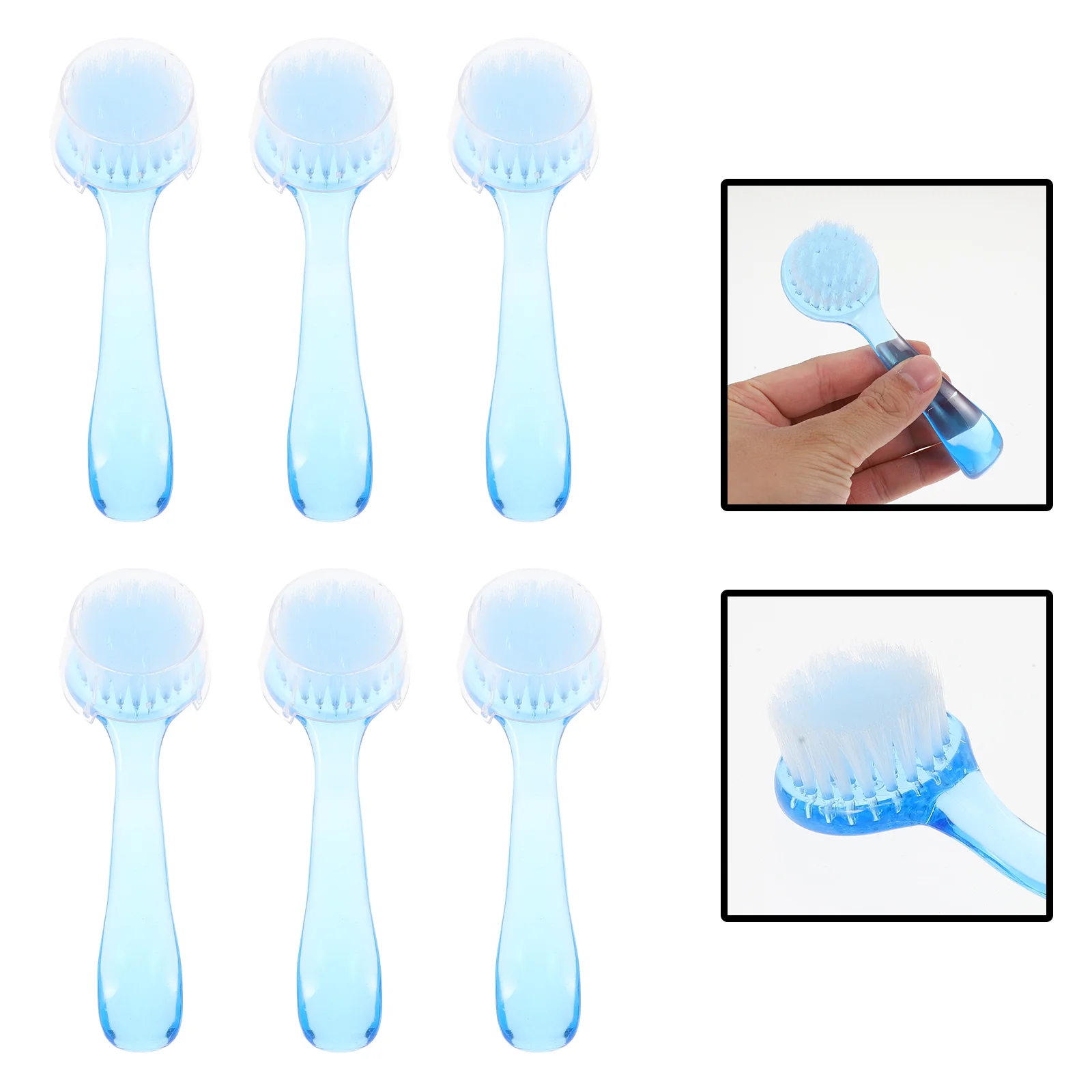 

Nail Brush Cleaning Brushes Manicurefingernail Pedicure Cleaner Tool Accessory Handle Hand Nails Grip Practicalart Scrubbing