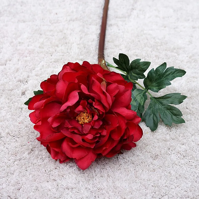 

Искусственные шелковые пионы, диаметр 14 см