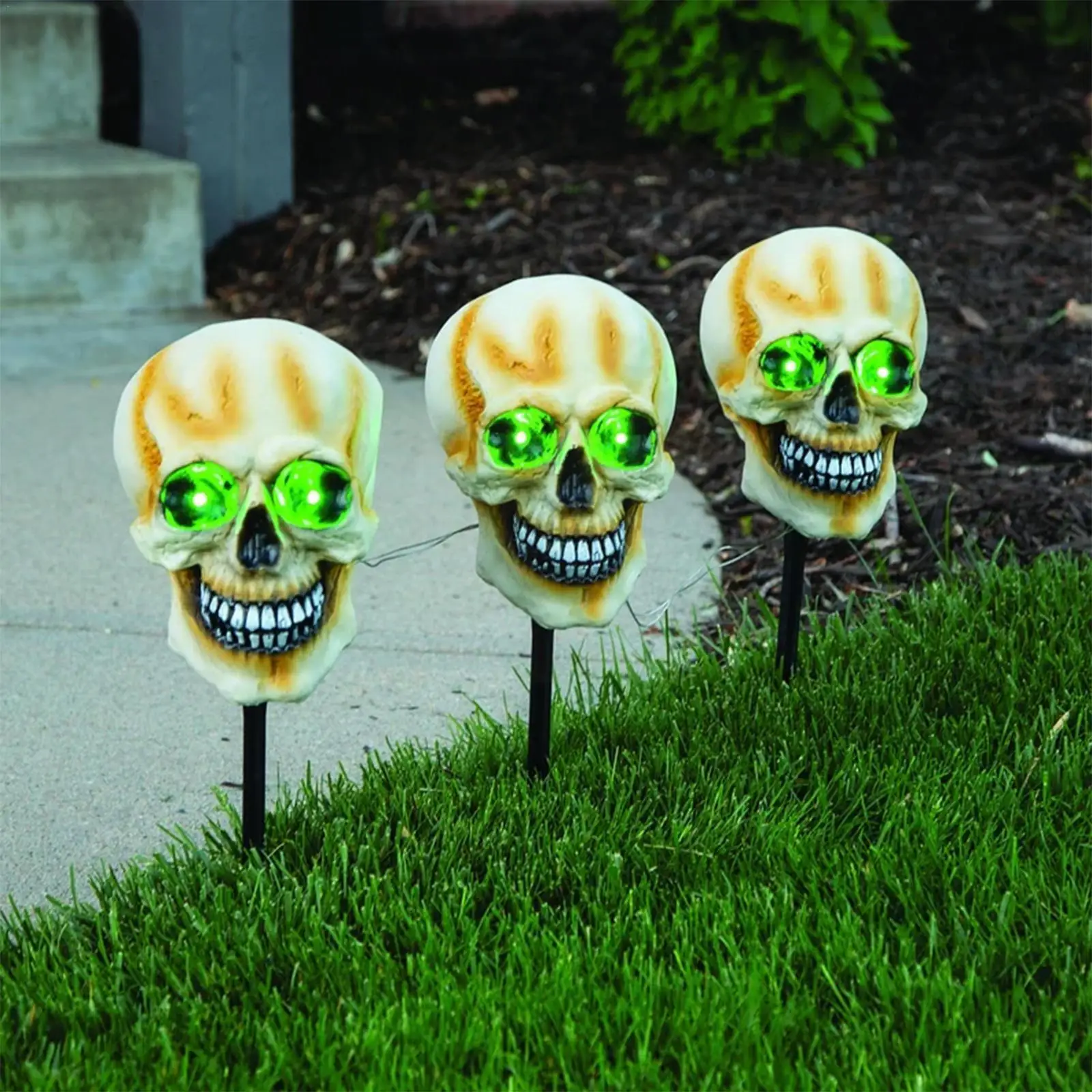 

Solar Powered LED Lights Garden Skull Animal Pixie Lawn Lamps For Garden/Landscape/Yard/Patio/Driveway/Walkway Lighting L2F1
