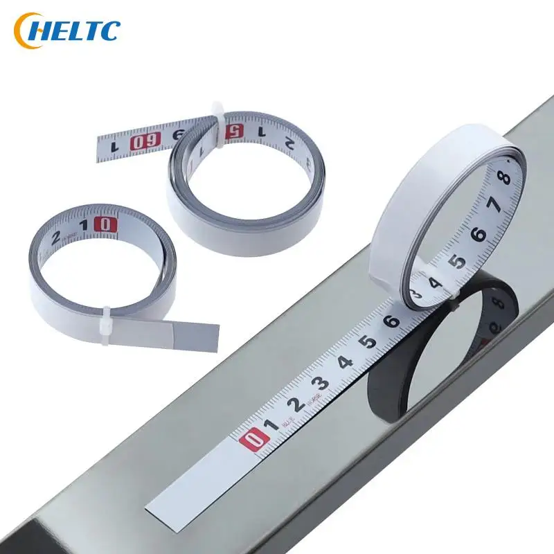 

1pc 1/2m Woodworking T Track Tape Measure 13mm Width Metric Self Adhesive Scale Ruler For Miter Track Router Table Saw Measuring