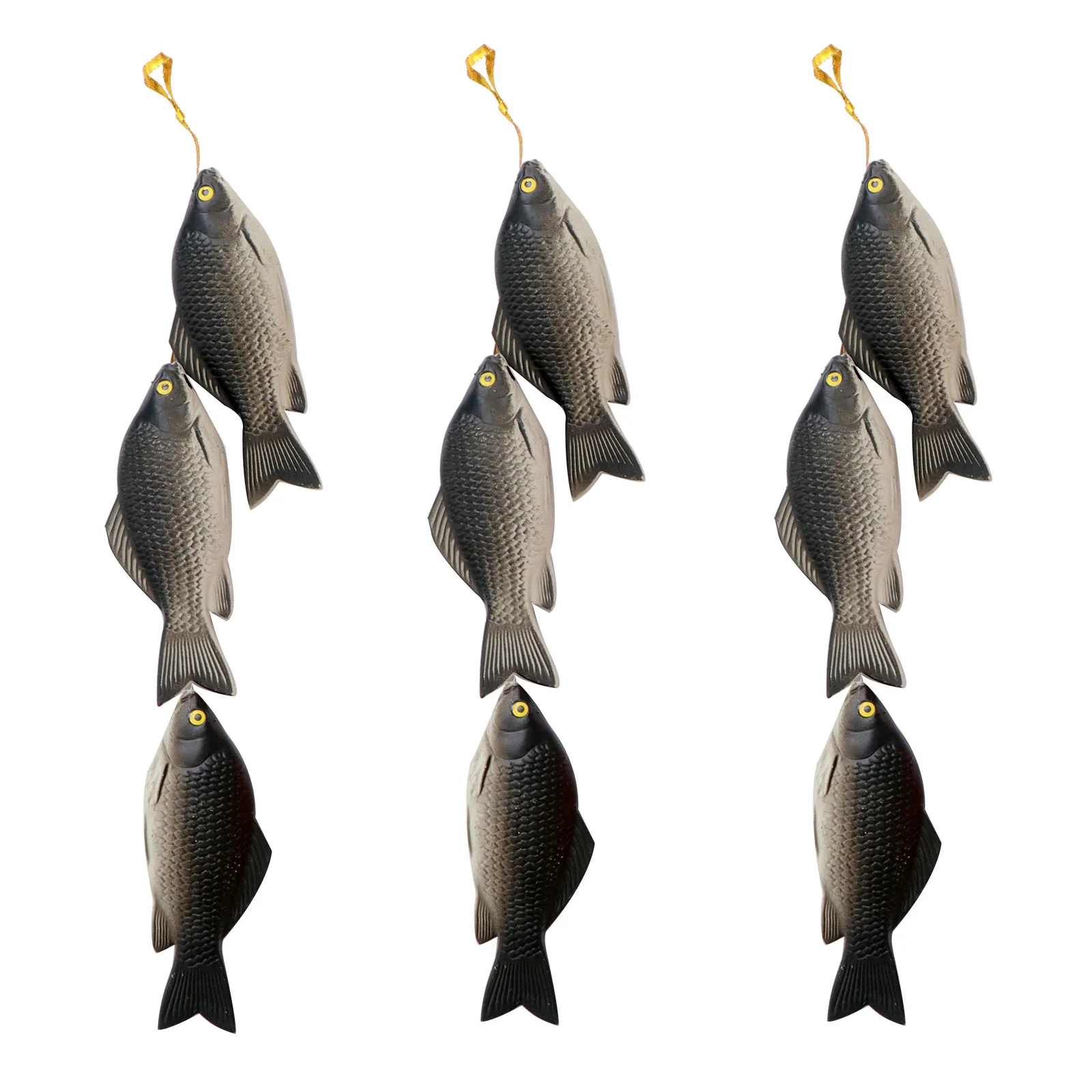 

3pcs Farmhouse Fish Decor Photography Prop Fake Fish Fake Fish Prop Decor