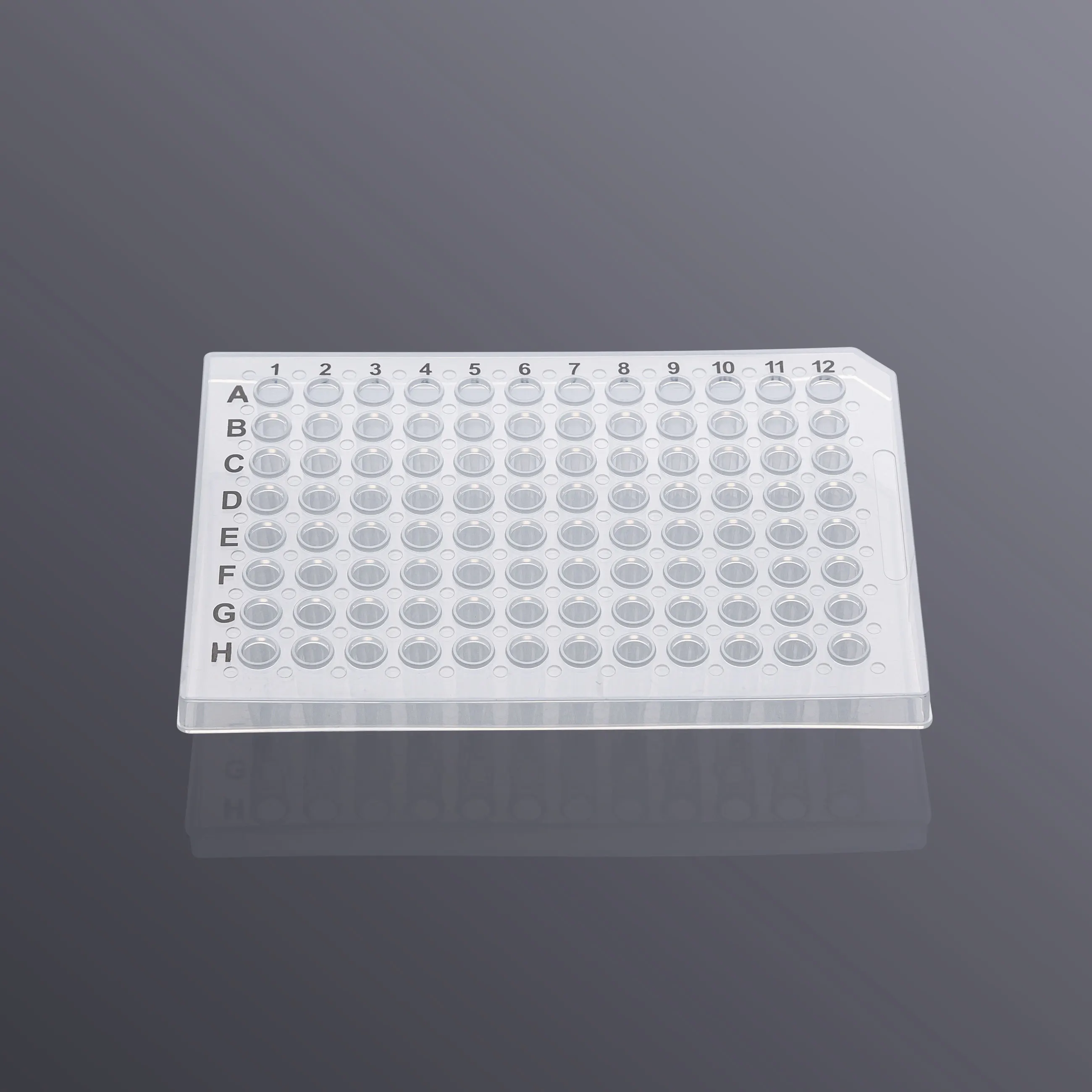 

Микропланшеты CKSLAB для ПЦР, 96 лунок, 0,2 мл, полуюбка, прозрачные