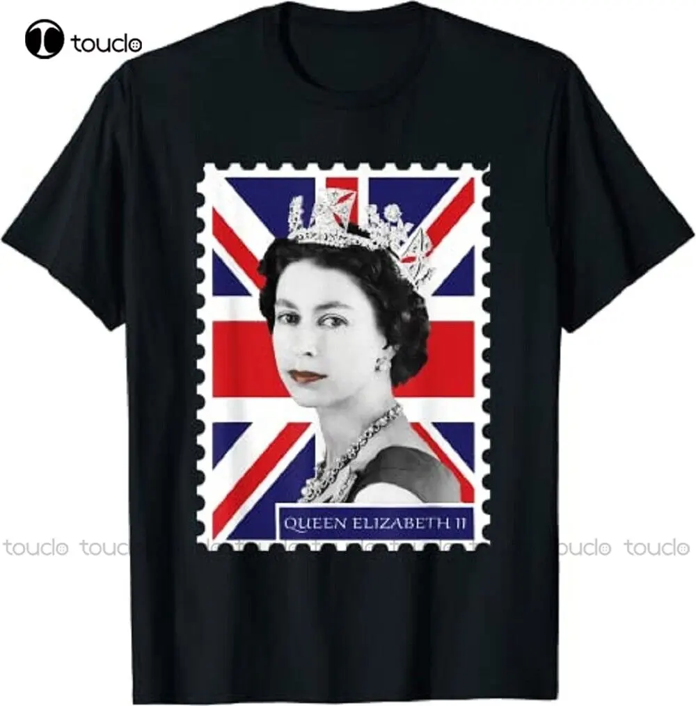 

Rip Queen Elizabeth Ii Union Jack T-Shirt T Shirts For Women Men Fashion Outdoor Simple Vintag Casual T Shirts Xs-5Xl Streetwear