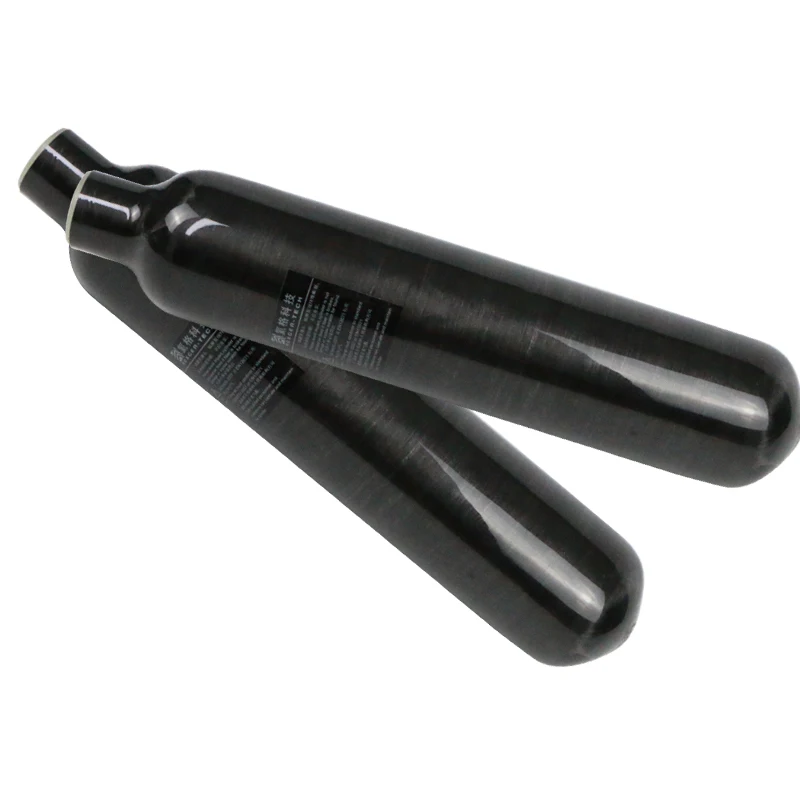 0.36L/0.42L/0.5L Air Tank Carbon Fiber Black Gas Cylinder Paintball Diving PCP Gun Rifle Capaacity M18x1.5 300Bar |