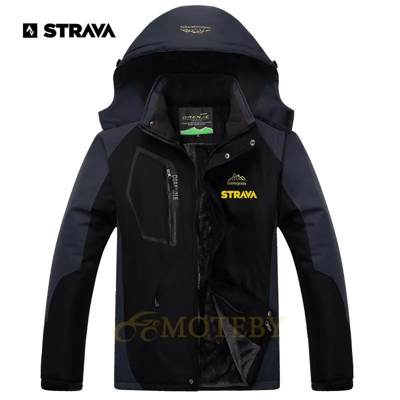 

Mtb Cycling Clothing Mens Winter Jacket Cycling Winbreaker Warm Fleece Jacket Strava Outdoor Mountain Bike Bicycle Jersey