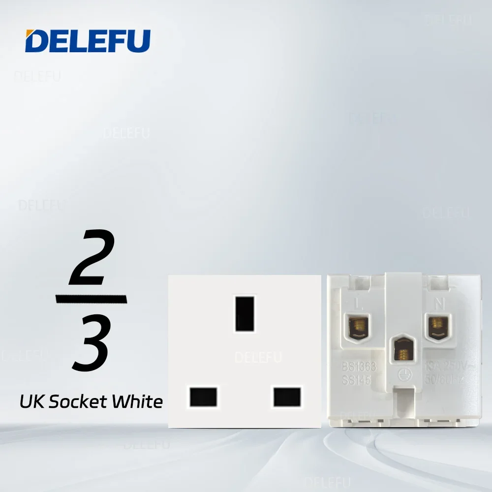 Многофункциональная Белая настенная розетка USB Type-C для компьютера на английском