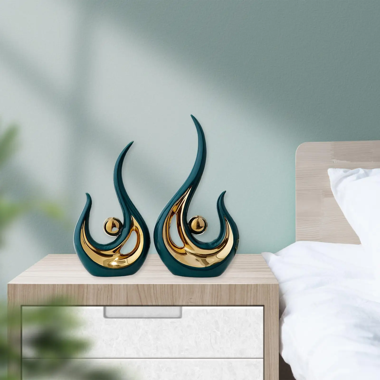 

2 шт., абстрактные фигурки для столовой, дома, свадьбы