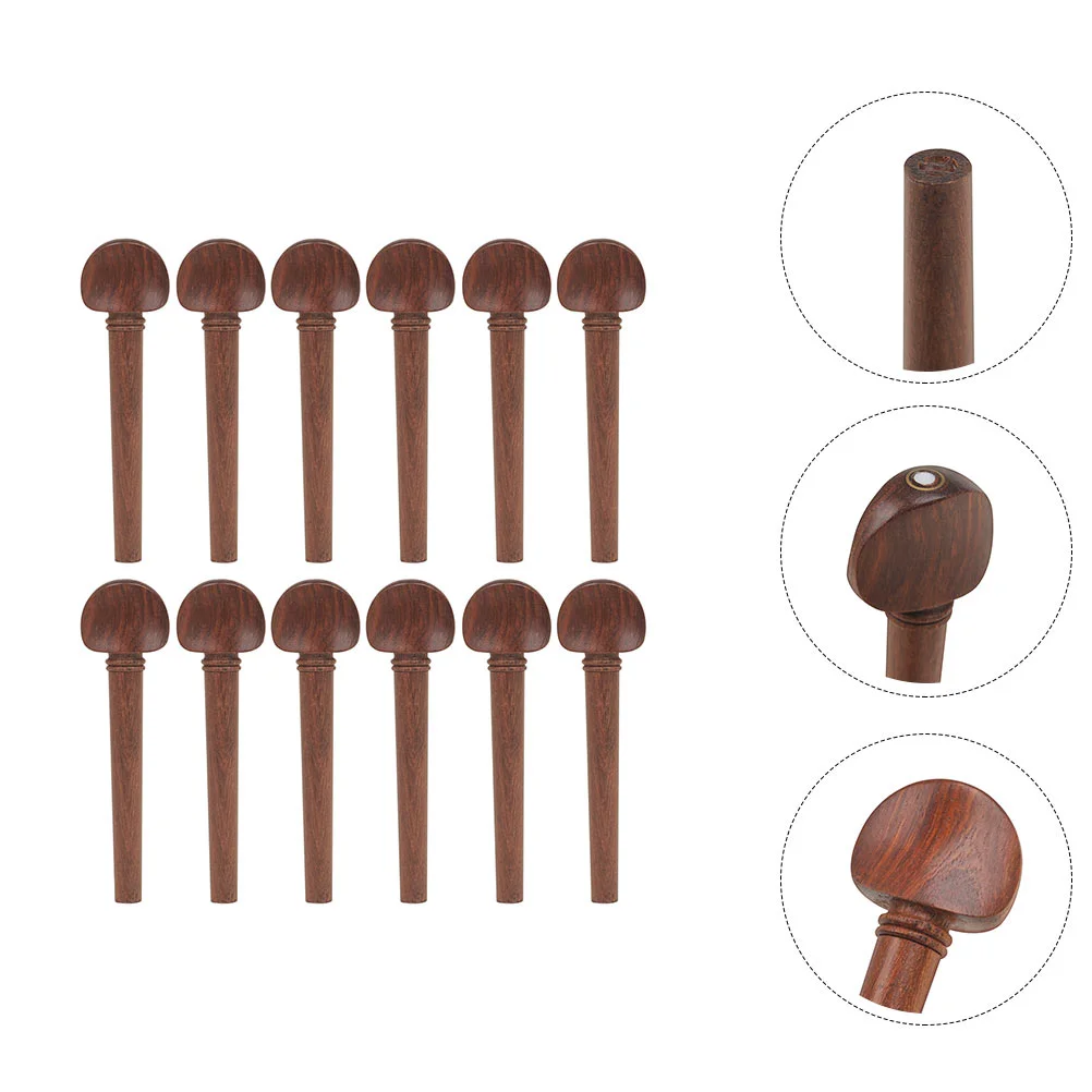 

Professional Oud Mahogany Tuning Pegs Oud Part Tuning Pegs Oud Instrument Supplies Accessories for Replacement(Brown)