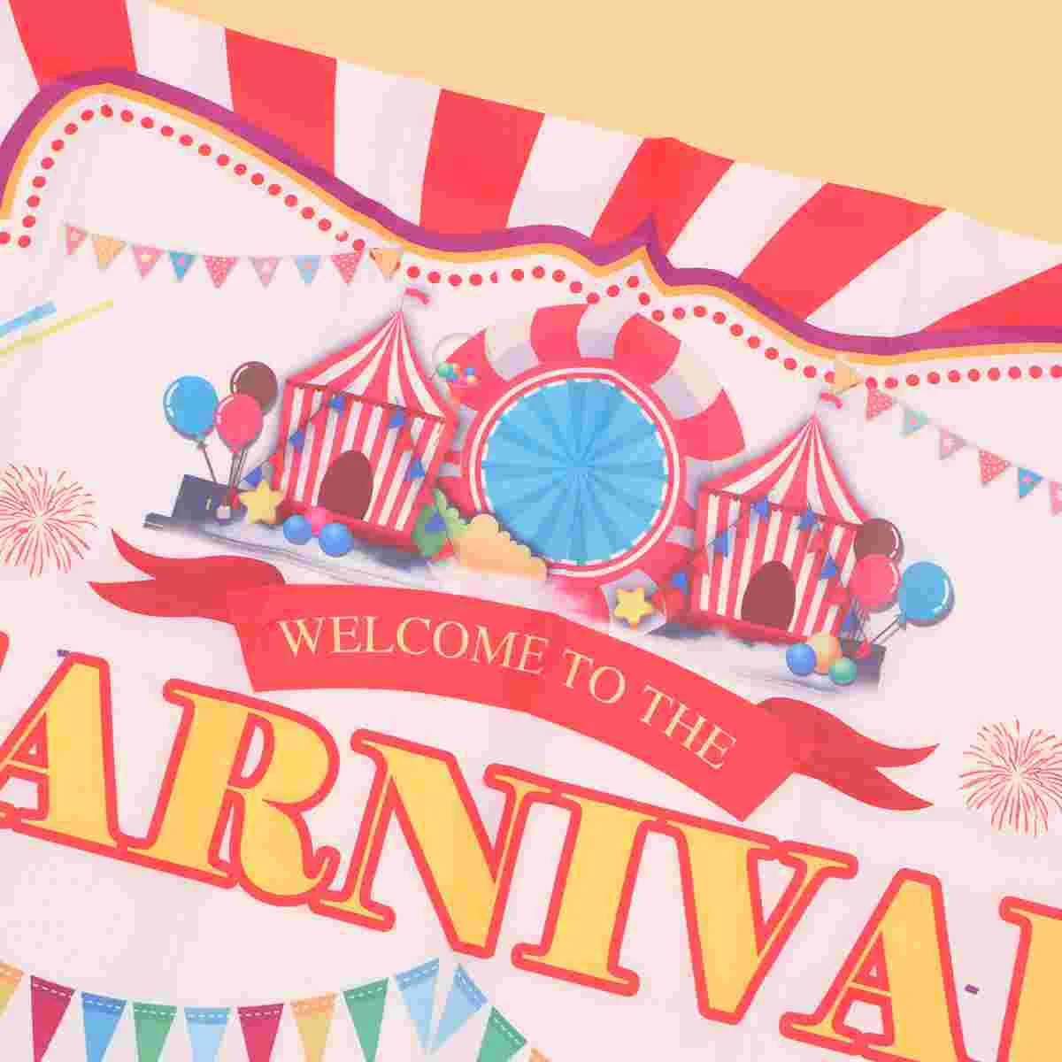 

Carnival Banner Party Circus Backdrop Fiesta Garland Photo Flag Decorations Birthday Mexico Theme Hanging Props Prop Bunting