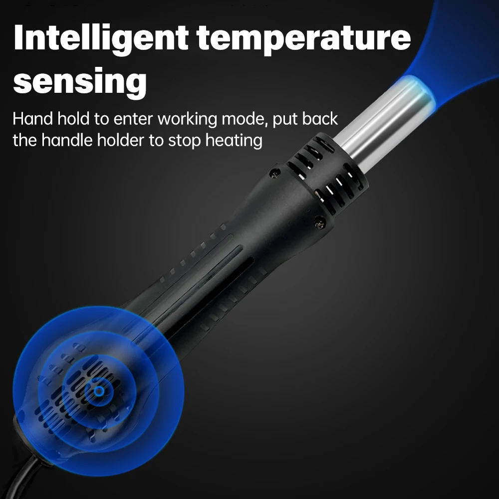 Пистолет горячего воздуха 8586 паяльная станция пистолет 2 в 1 электрический