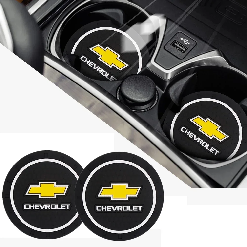 

2 шт. автомобильные подставки, нескользящая накладка, держатель для стакана с водой, коврик, аксессуары для Chevrolet Colorado Cruze Spark Captiva Malibu Trax Aveo