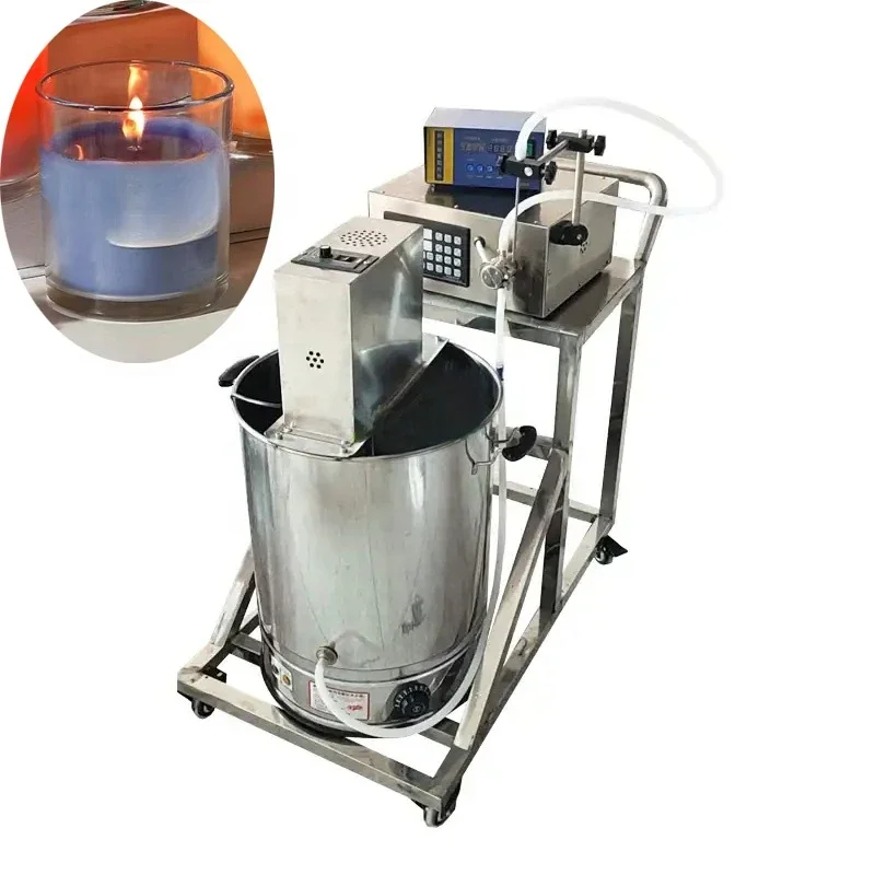 Машина для плавления воска изготовления небольших свечей. воска. Производство