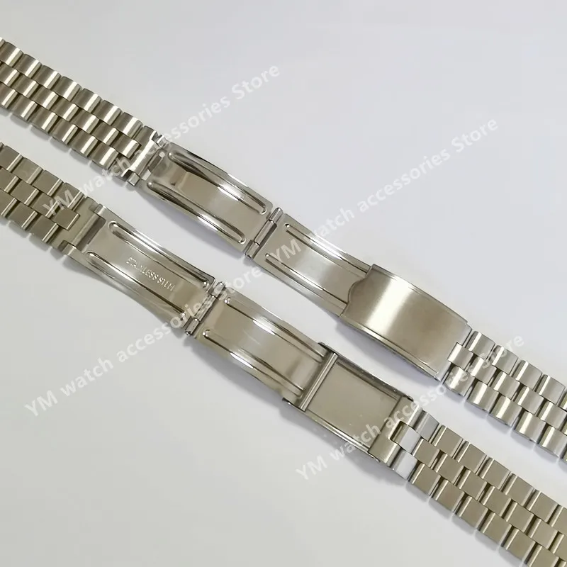 Stainless Steel President Straight End 19mm Replacement 6139 KS  80's Pogue Bracelet Watch Band Strap Fit for  SKX Watch
