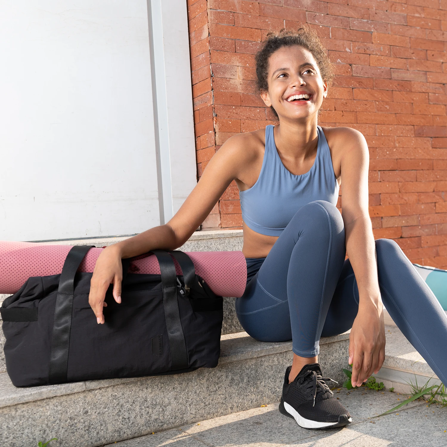 

BAGSMART спортивная сумка из нейлона