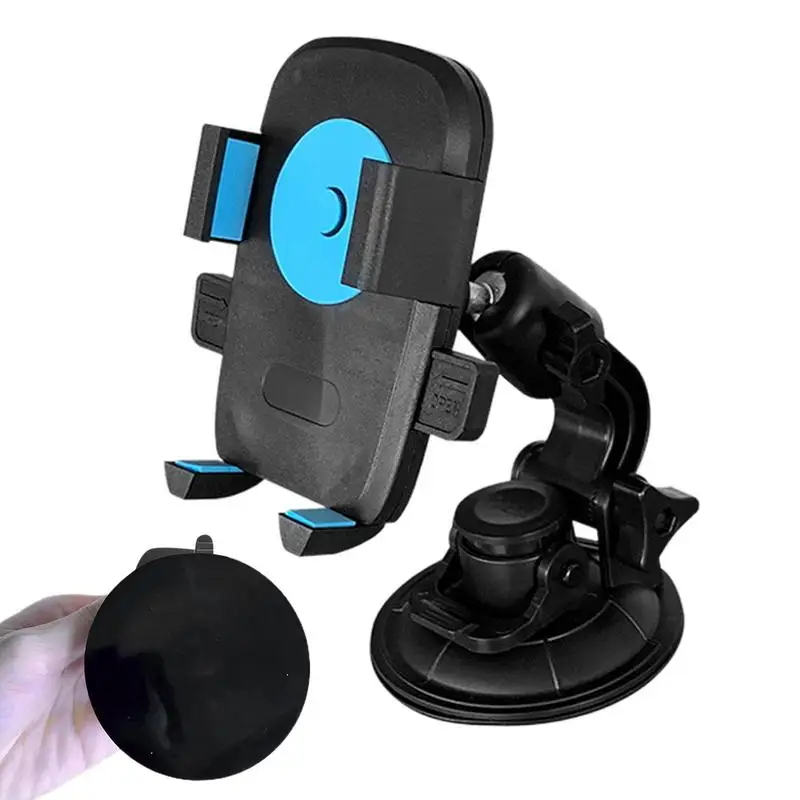 

Dashboard Phone Mount For Car Upgraded Sucker Car Phone Holder Mount With Strong Suction Cup Adjustable For 4.7-7.2 Inch Phones