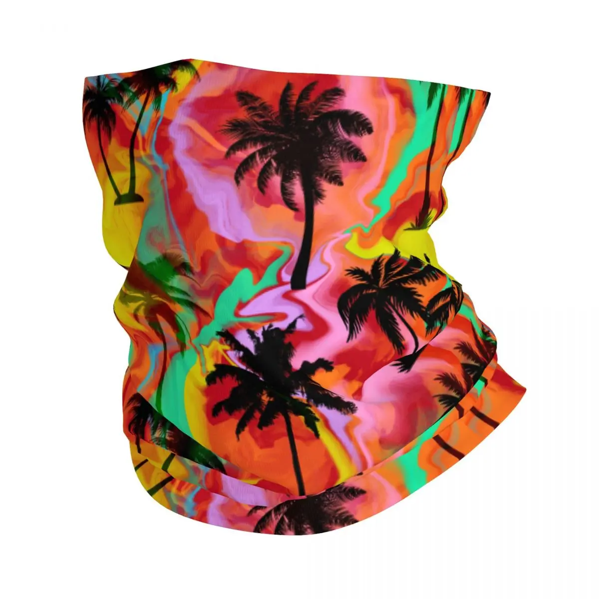 Кокосовая пальма (3) Шарф шейный платок маска для лица полиэстер