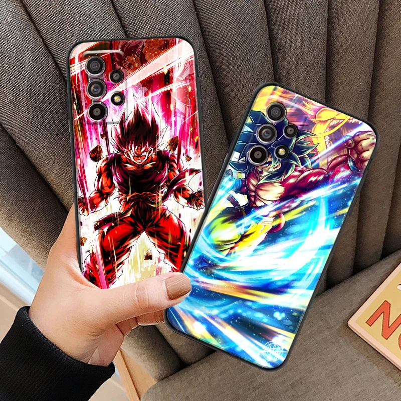 

Dragon Ball Cartoon Anime For Samsung A52 A72 4G 5G Phone Case Black Carcasa Back Liquid Silicon Silicone Cover Soft Funda