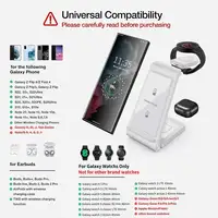 Быстрая беспроводная зарядка 3-в-1, для смартфона, часов и наушников#1