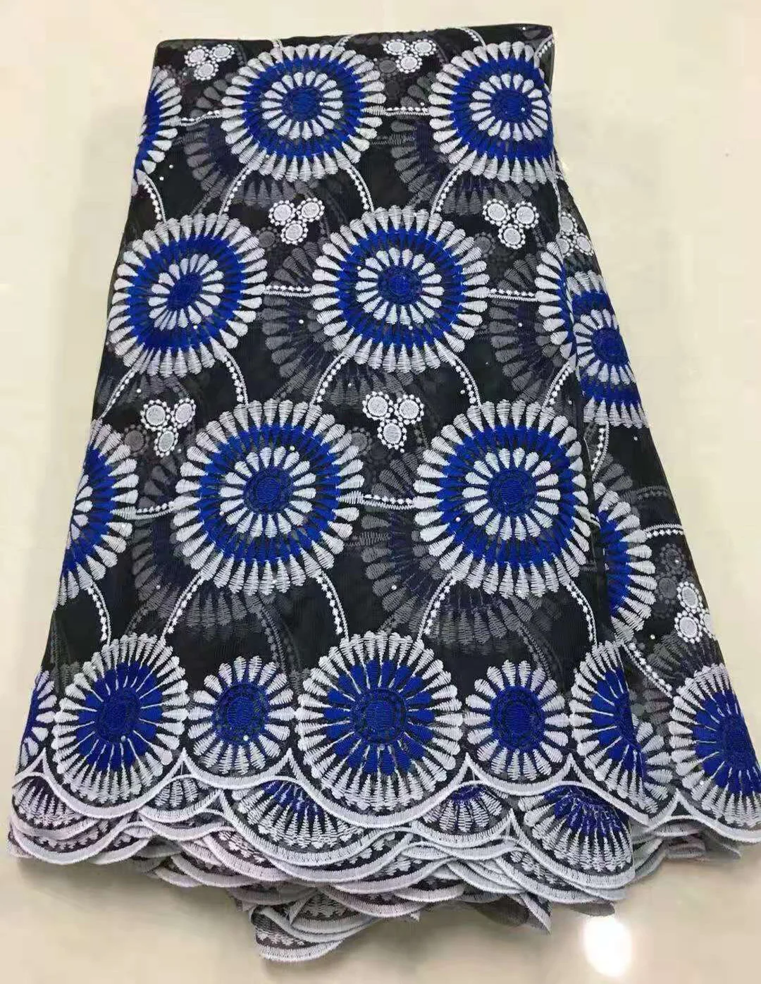 

African Dry Lace Fabric Red White High Quality Stones Swiss Voile Lace In Switzerland Nigerian Lace Fabric For Party Dress