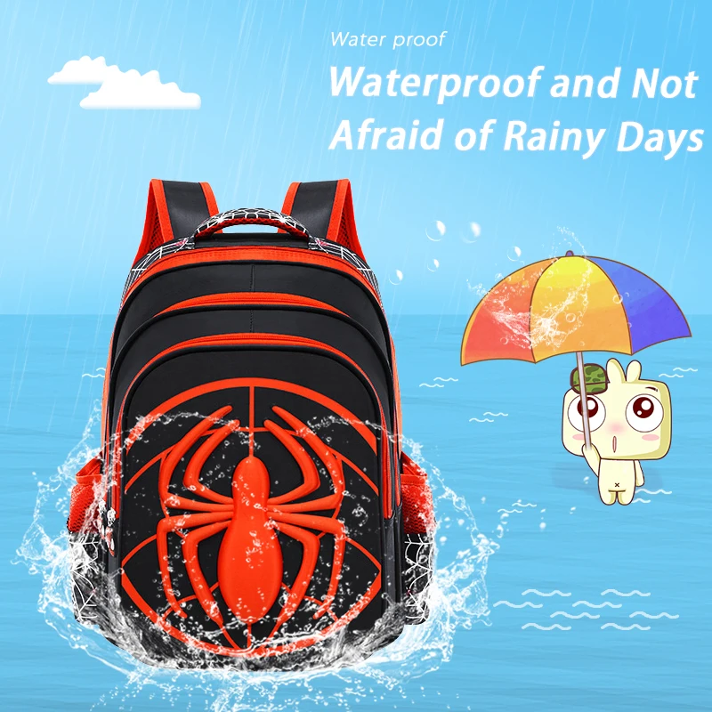 Elementary School Bag  Waterproof Children's Boys Kindergarten Backpack Boys' Schoolbag for Grades 1-3-6