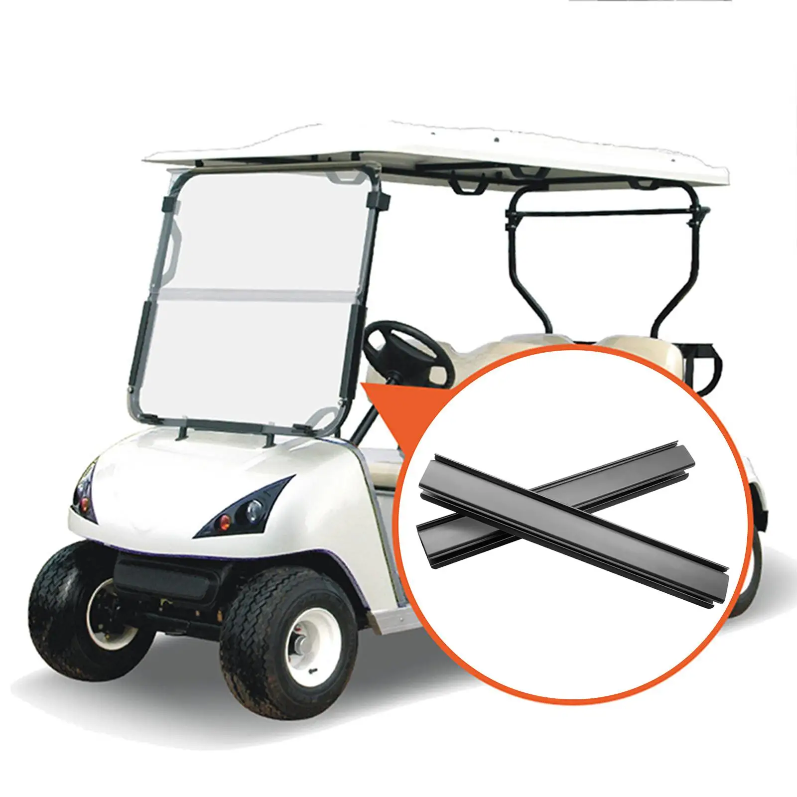 2Pcs Golf Cart Windshield Sash Clips Club Car Holder Hardware for