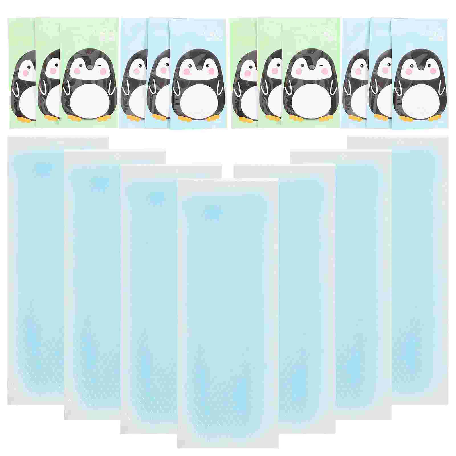 

50pcs Cooling Gel Patches Cooling Forehead Strips for Summer Cooling Patches for Fever Random Color