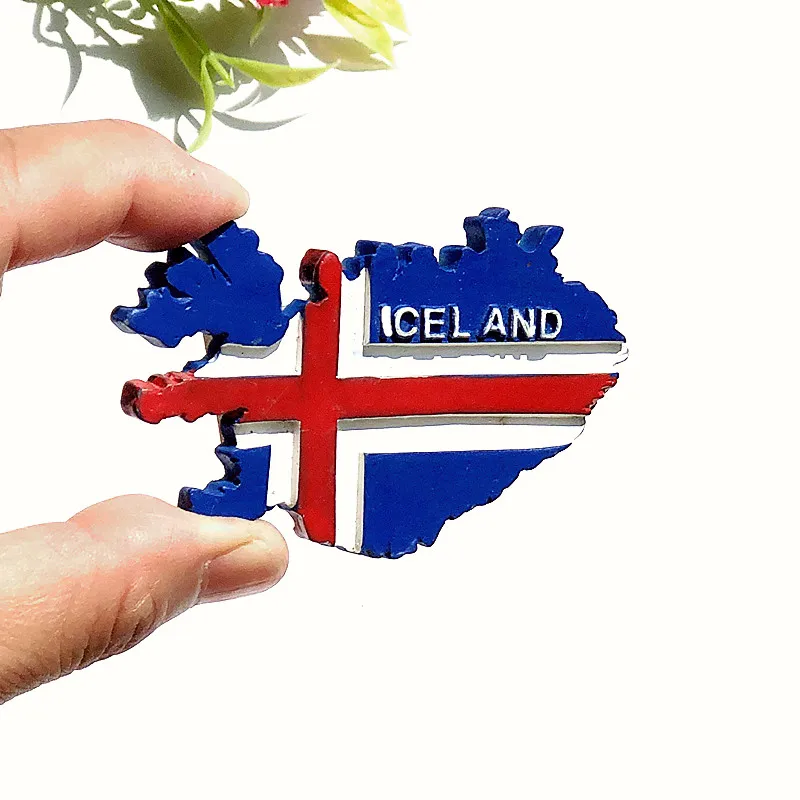 Магнит на холодильник 3d сувенир для путешествий Дания Норвегия Исландия Швеция