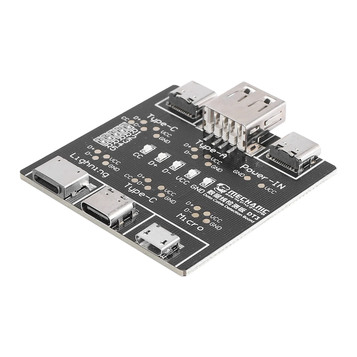 Плата обнаружения кабеля данных DT3 USB-тестер для IOS Android Type-C инструмент платы