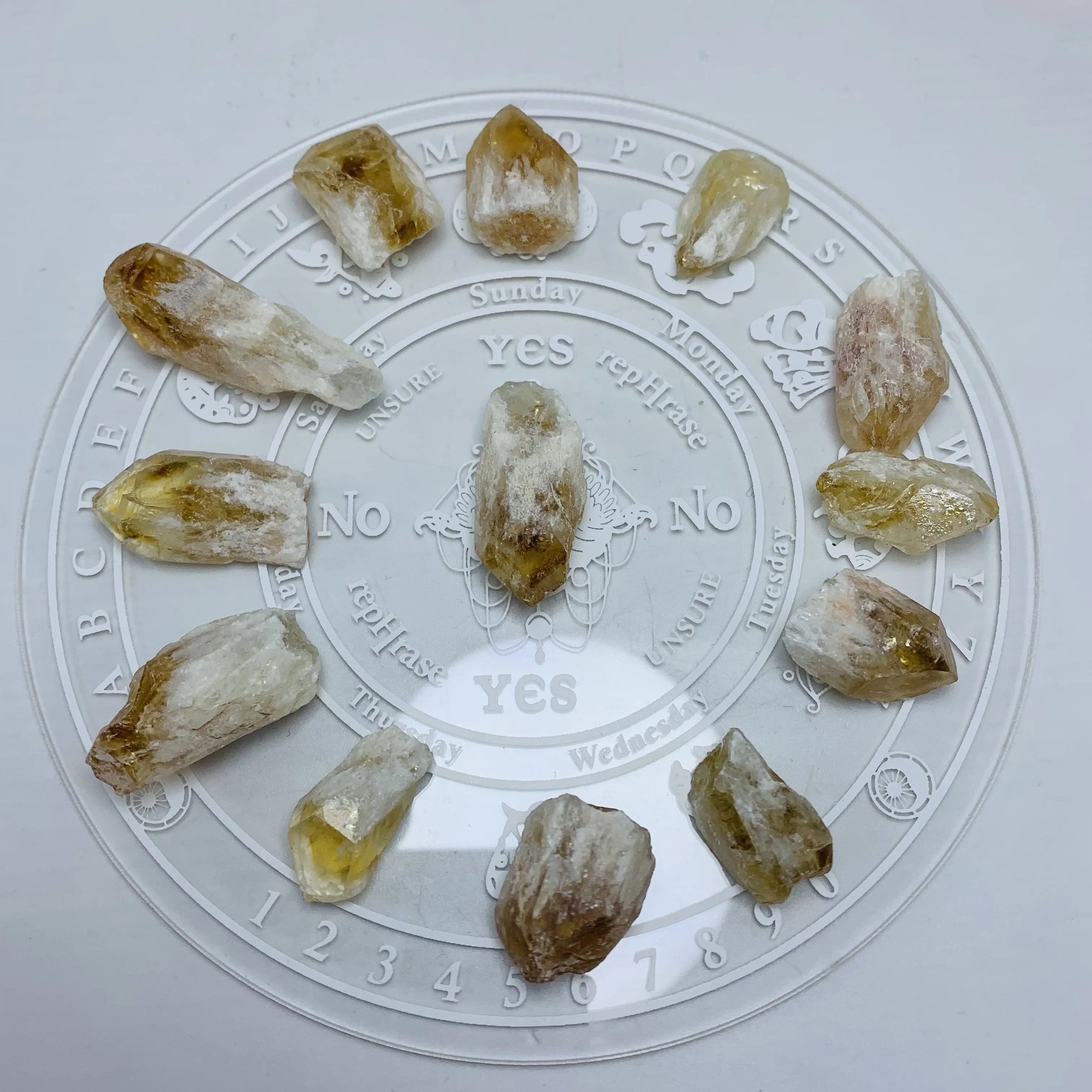 

100g per bag 100%Natural Raw Citrine Rough Crystal Point Clusters Citrine Quartz point Citrine Cluster