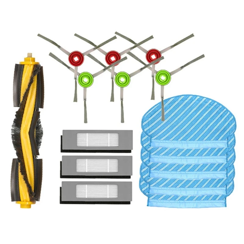 

Main Side Brush Hepa Filter Mop Spare Parts Accessories For Ecovacs OZMO N7 N8 920 950 T5 T9 Yeedi 2 Hybrid Robot Vacuum