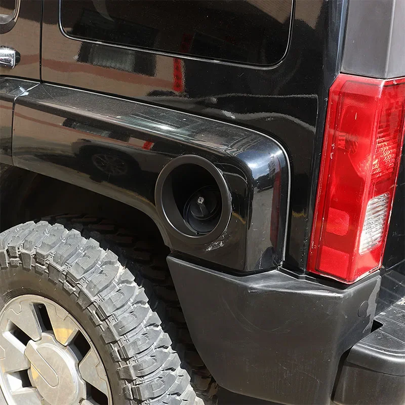 Матовая Черная задняя рамка для Hummer H3 2005 2006 2007 2008 2009 ABS автомобильные аксессуары