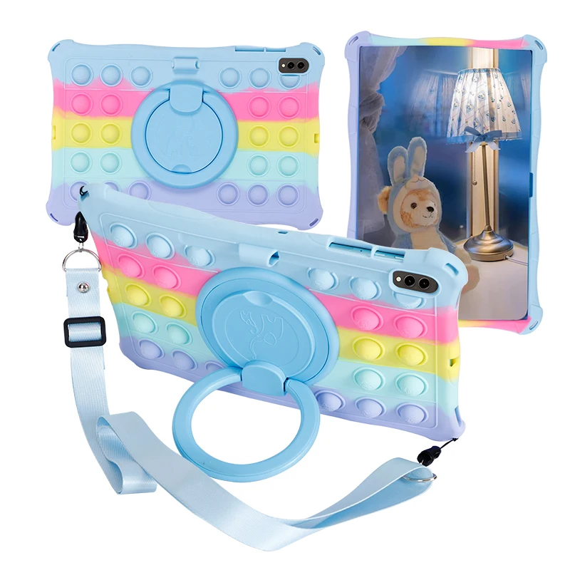 Чехол универсальный для Samsung Galaxy Tab S9 S8 S7 FE Plus 12 4 дюйма SM-X810 X816 X610 X616 X800 X806 T970 T975 T730 T735