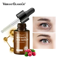 vibrant glamour retinol eye serum anti wrinkle remove eye bags fade fine lines dark circles brighten whitening skin care 30ml