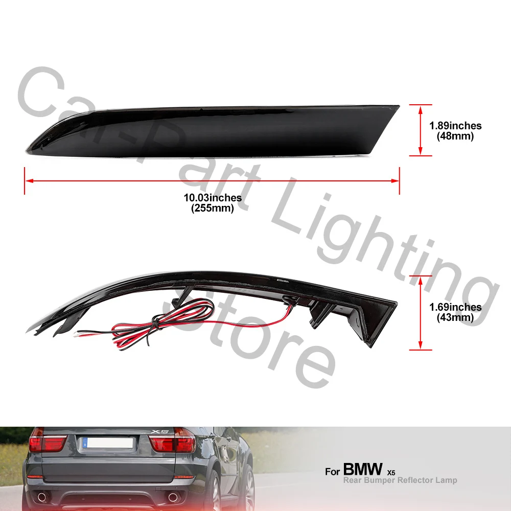 2 шт. детали для заднего бампера BMW X5 E70 LCI 2010-2013 Вт/o M