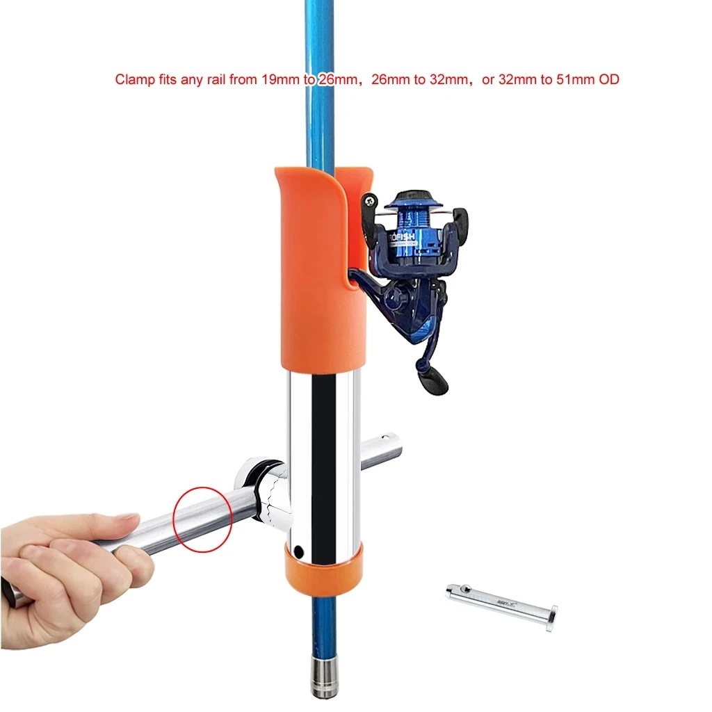 2 шт. регулируемый зажим для удочки из нержавеющей стали 316