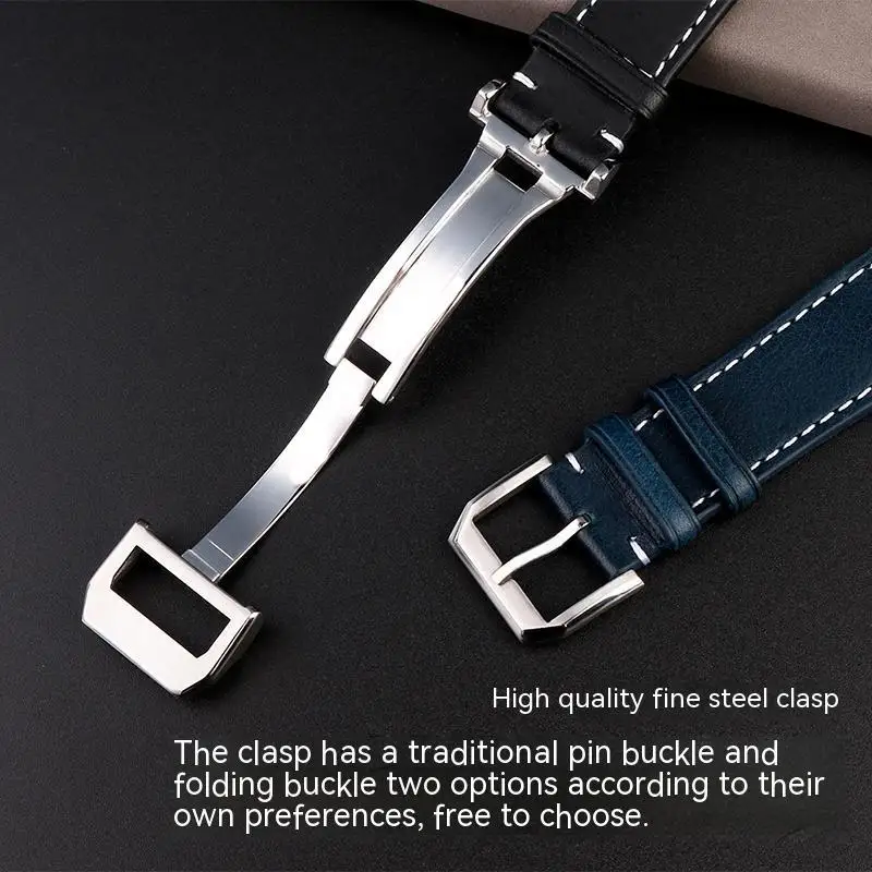 Ремешок из натуральной кожи для IWC Pilot Series IW378003/005 IW328205 Mark 20 Cowhie быстросъемный