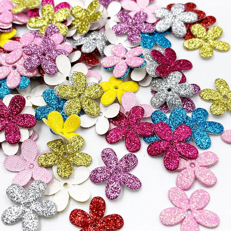 100 шт., искусственные нашивки для одежды, шляпы, рукоделия, головные уборы, заколки для волос с бантом, декор E385