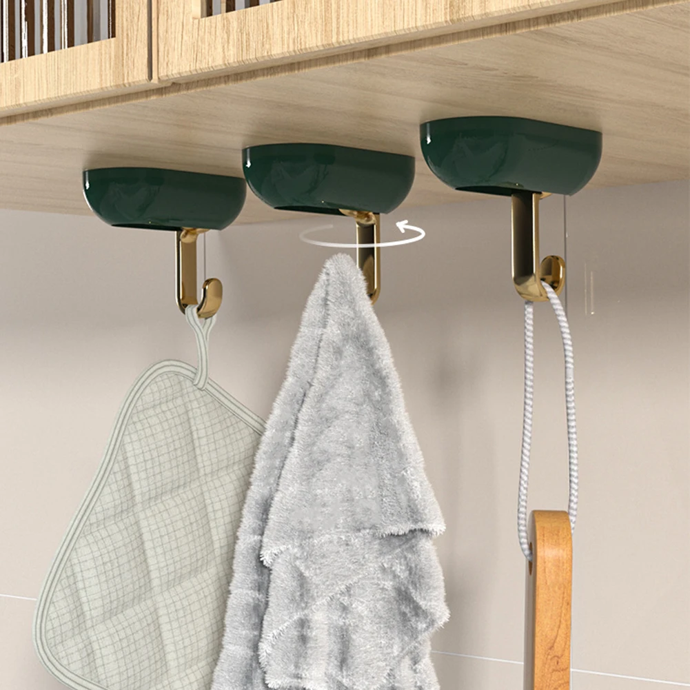 

2 Color Matching Universal Hook. Hole-Free Seamless Hanger Bathroom Storage