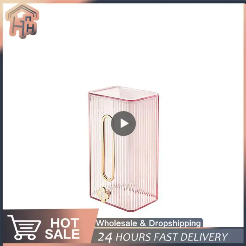 

Dust-proof Face Towel Storage Box No Punching Water Proof Shelf Household Storage Box Storage Supplies Upside Down Paper Box