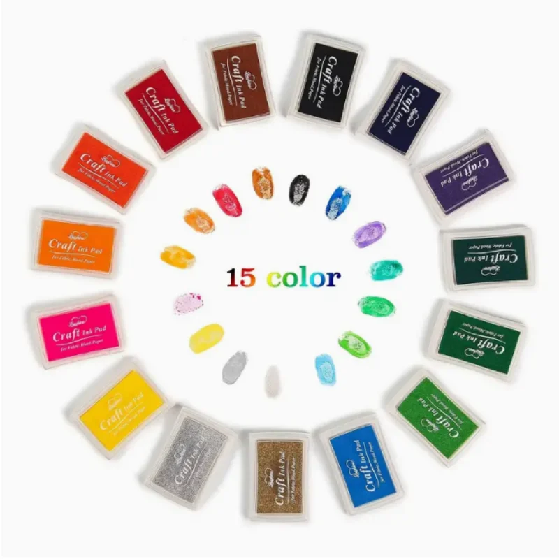 Чернильная Подушка на масляной основе 15 цветов