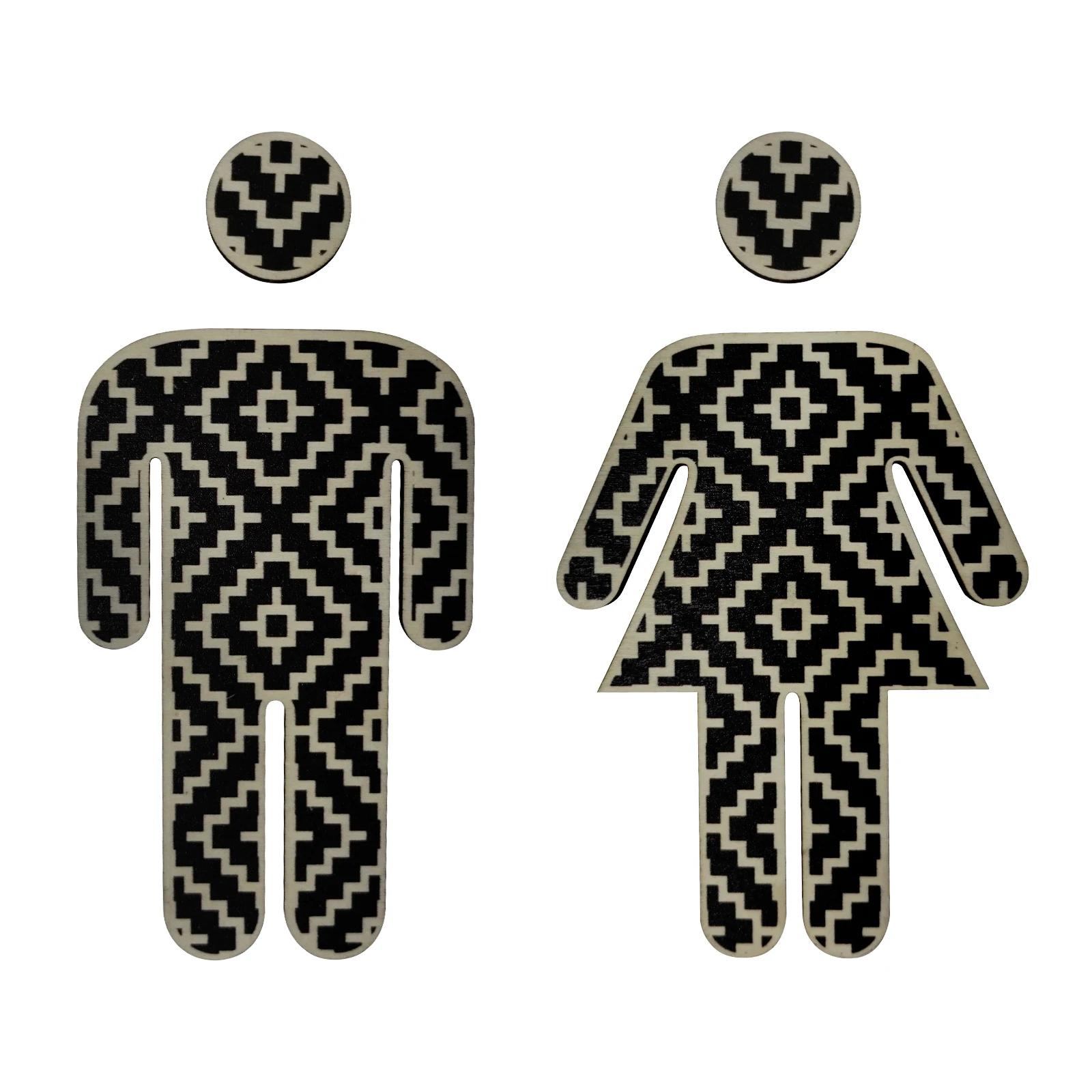 

Decor Sign Male/Female Sign Suitable For Bathroom Door Signs For Offices, Businesses And Restaurants