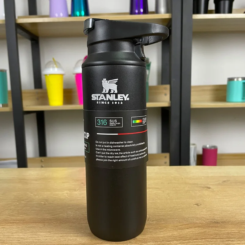 

480ml Stainless Steel Thermos Bottle Mug Cup Thermal Water Bottle Stanley Cup Original Thermos Flask Insulated Vacuum Tumbler