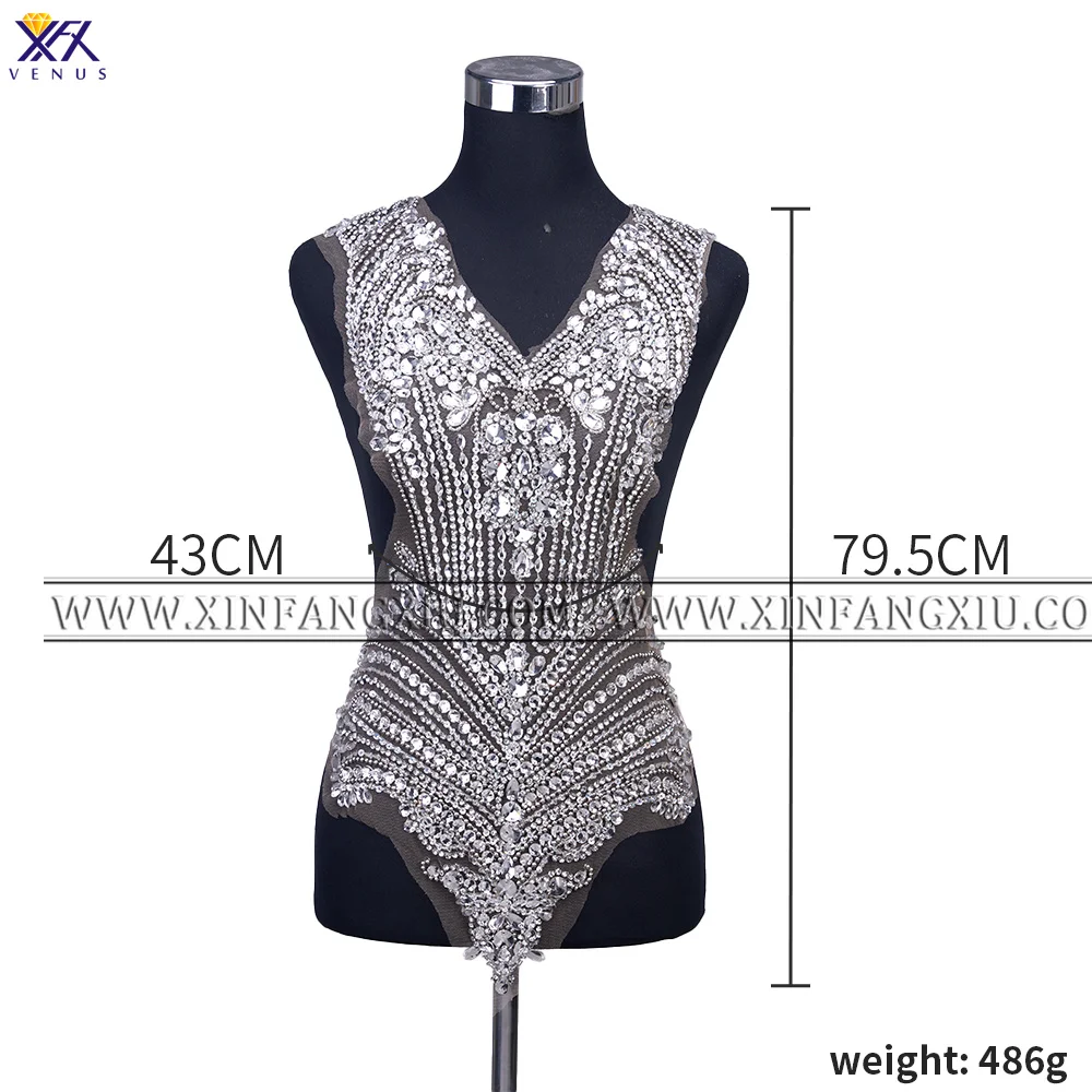 XFX VENUS, 1 шт., Серебряные стразы, хрустальные камни, стандартные бусины для свадебных платьев, патч для Стразы