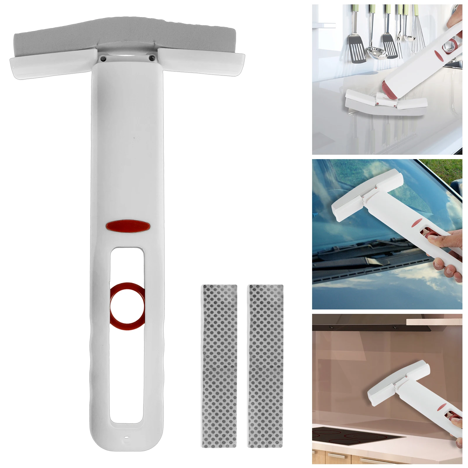 

Mini Squeeze Mop Super Absorbent Portable Short Mop Hands Free Self-Squeeze Sponge Mop Wet and Dry Use Mini Mop Sponge Mop