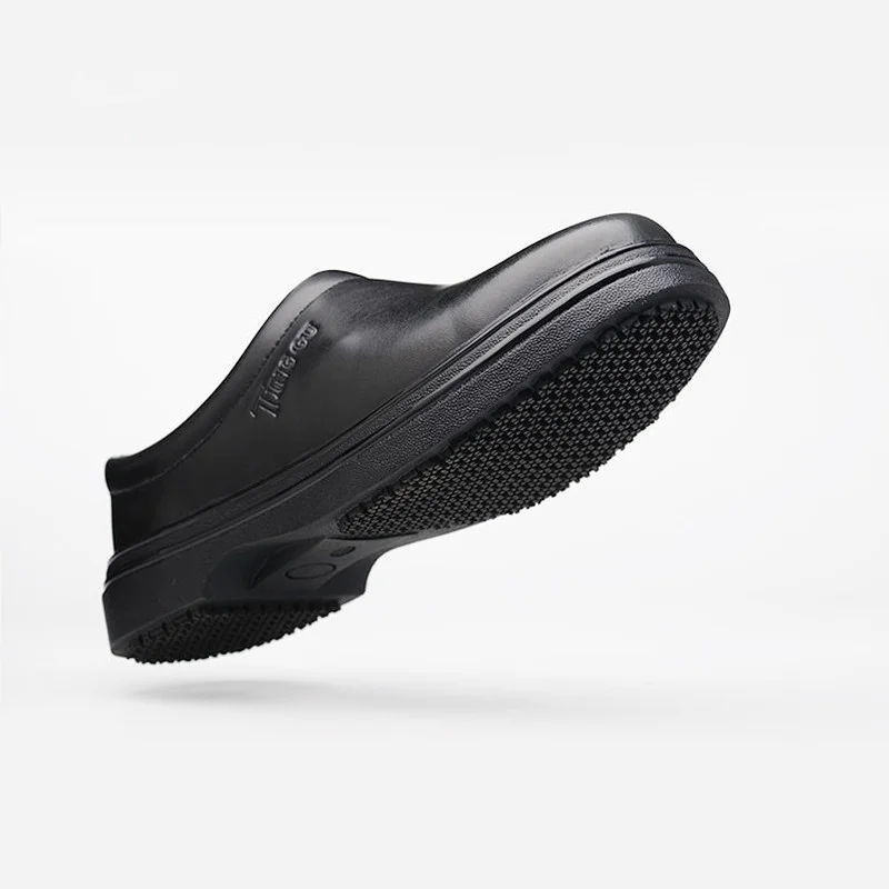 Мужская Нескользящая рабочая обувь для шеф-повара легкие лоферы приготовления